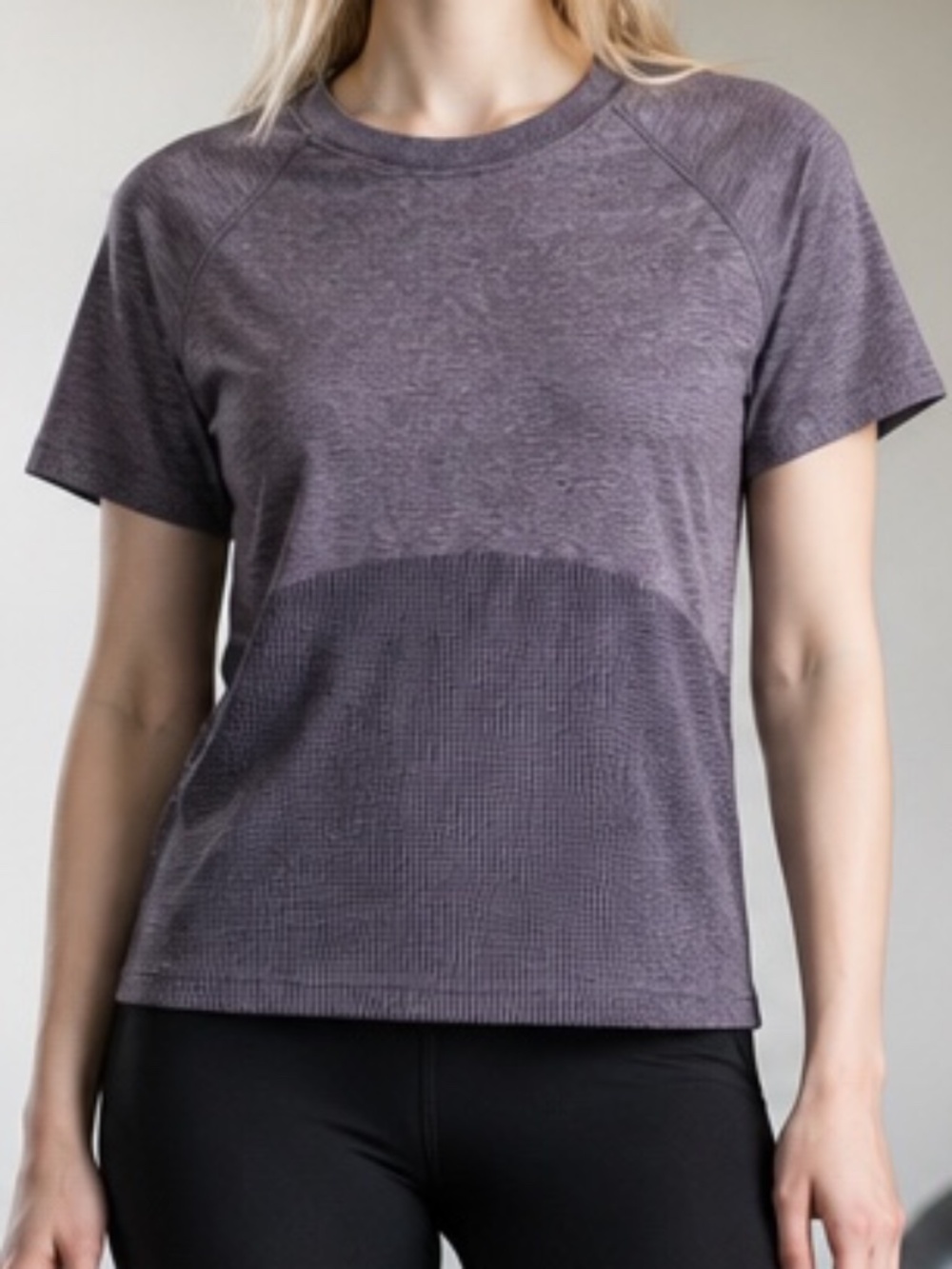 Eddie Bauer Heathered Purple Crewneck Tee